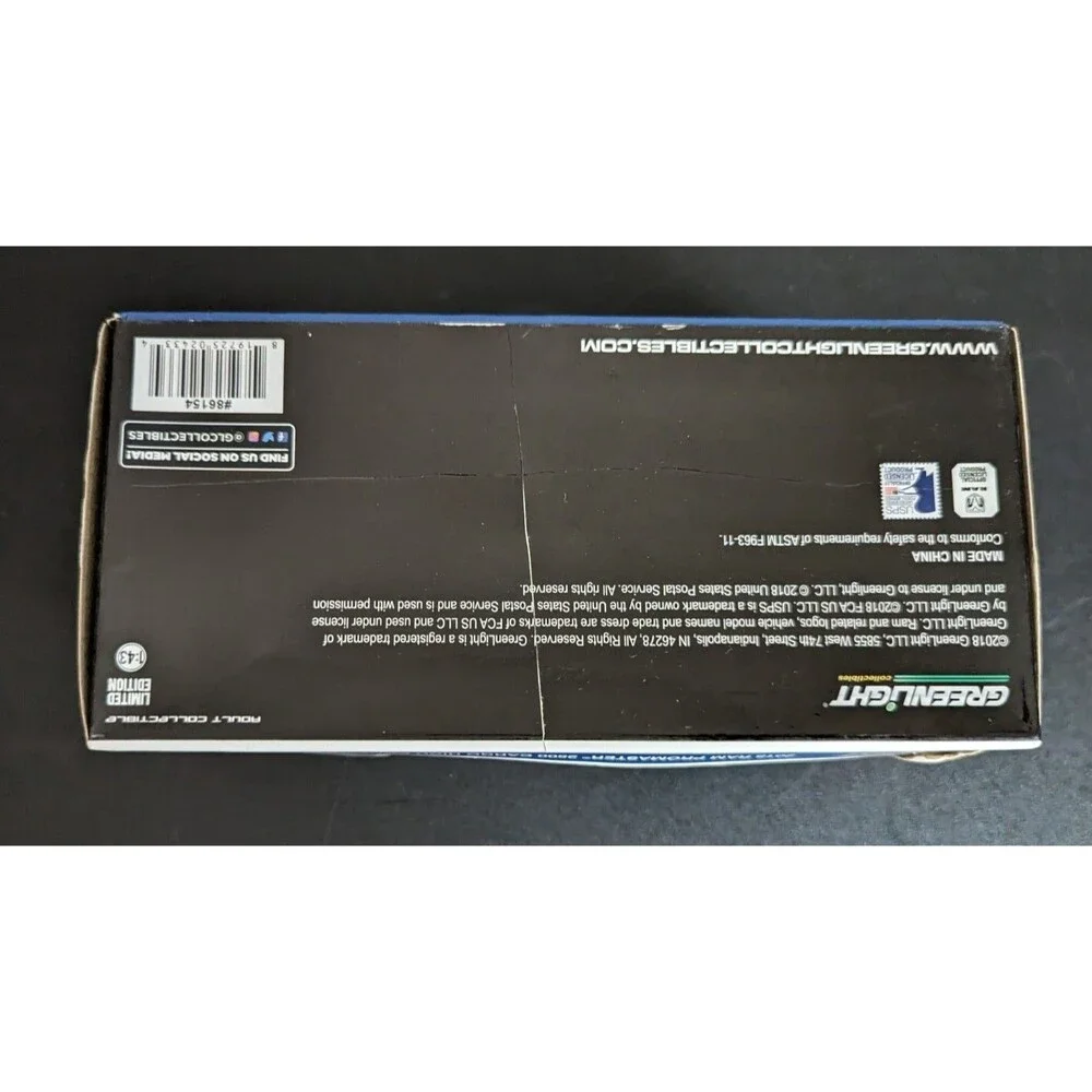 Greenlight 86154 1: 43 2018 Ram Promaster 2500 Cargo High Roof NIB